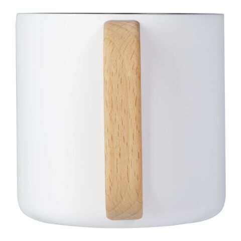 Bjorn 360 ml RCS certified recycled stainless steel mug with copper vacuum insulation Standard | White | No Branding | not available | not available