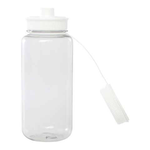 Ryder 900 ml RCS certified RPET sport bottle with multi-function lid  Standard | White | No Branding | not available | not available