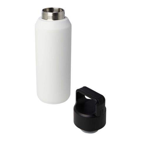 Astra 600 ml RCS certified recycled stainless steel copper vacuum insulated water bottle Standard | White | No Branding | not available | not available