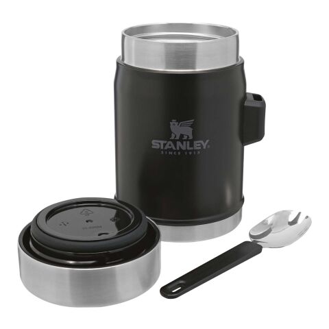 Stanley Legendary 400 ml food jar with spork Standard | Solid black | not available | No Branding | not available | not available