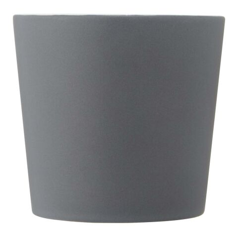 Cali 370 ml ceramic mug with matt finish Standard | White-Grey | No Branding | not available | not available