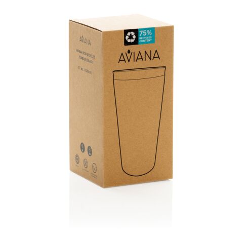 Aviana™ Rowan RCS Recycled Tumbler 500 ML black | No Branding | not available | not available