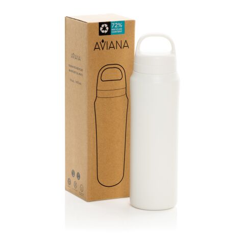 Aviana™ Rowan RCS Recycled Water Bottle 470 ML White | No Branding | not available | not available