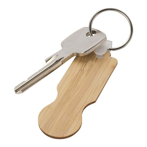 Ronan bamboo trolley keychain Standard | Natural | Not applicable | No Branding | not available | not available
