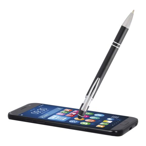 Kish ballpoint pen with silver finish (black ink) Standard | Solid black | not available | No Branding | not available | not available