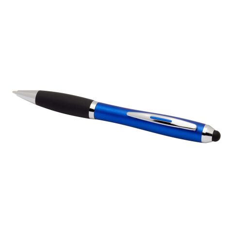 Nash RCS recycled plastic stylus ballpoint pen with coloured barrel and black grip (blue ink) Standard | Royal blue | No Branding | not available | not available