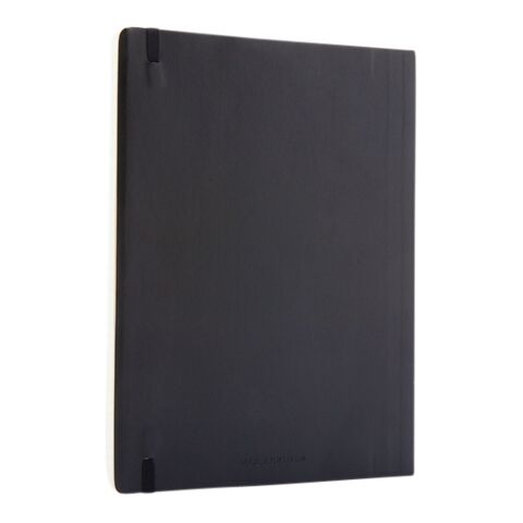 Moleskine Ruled XL Soft Cover Notebook Standard | Solid black | Paper Print | paper band | 470 mm x 55 mm