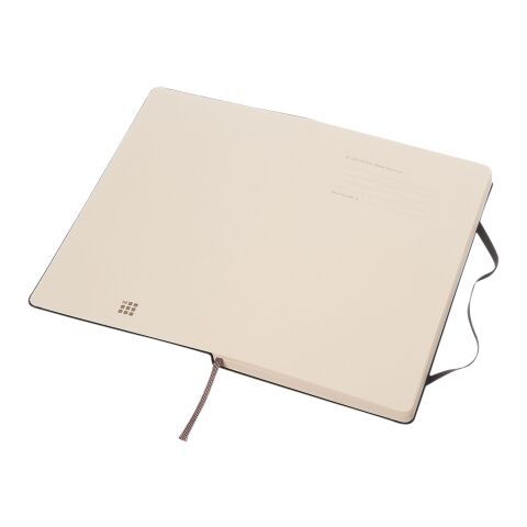 Moleskine Dotted L Hard Cover Notebook Standard | Solid black | Paper Print | paper band | 460 mm x 55 mm