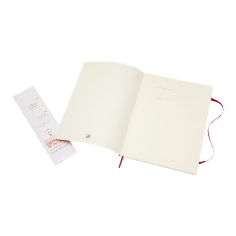 Classic XL soft cover notebook - plain Standard | Scarlet red | No Branding | not available | not available