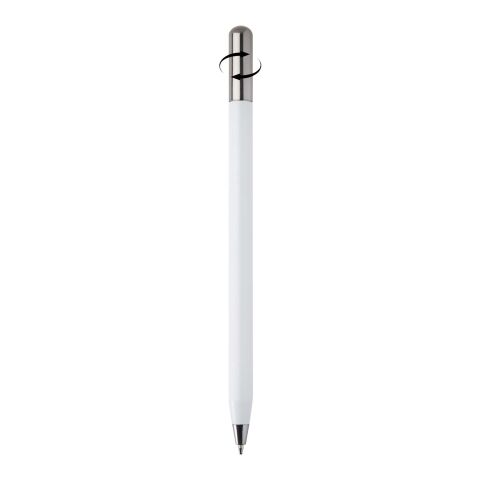 SMART recycled aluminium twist ballpoint pen (black ink) White
