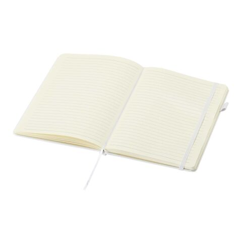 Liss A5 recycled plastic hard cover notebook White