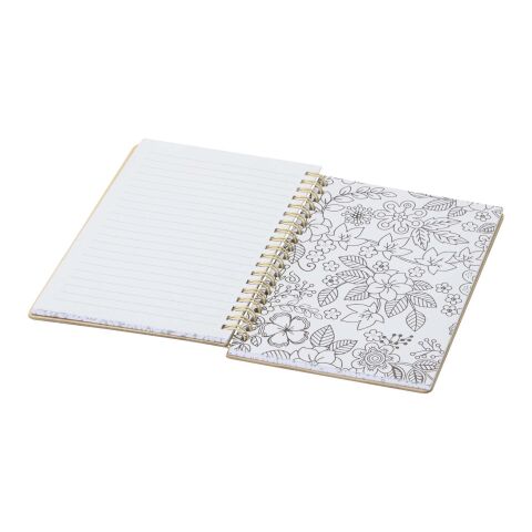 Squiggle B6 hard cover notebook and markers set Natural