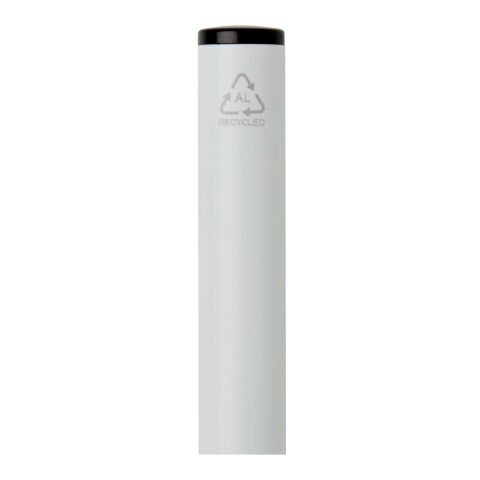 Verton recycled aluminium twist ballpoint pen with sleeve (blue ink) White