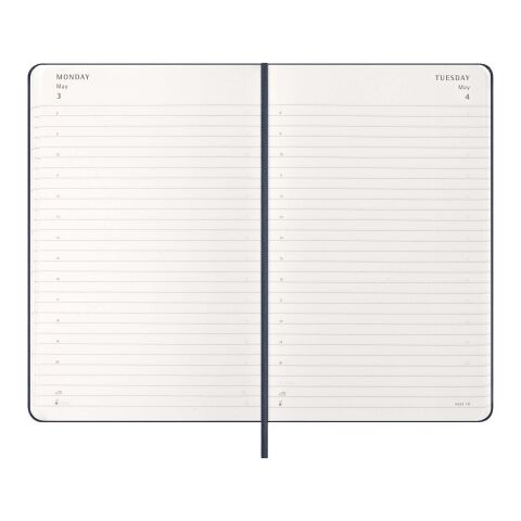 Moleskine 12M Daily L Hard Cover Planner Standard | Sapphire blue | not available | No Branding | not available | not available