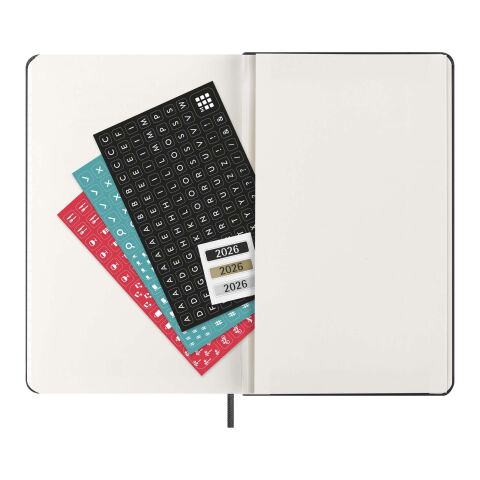 Moleskine 12M Daily L Hard Cover Planner Standard | Solid black | No Branding | not available | not available