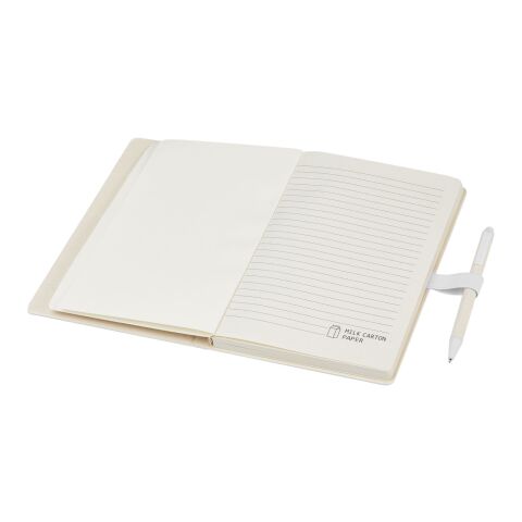 Dairy Dream A5 size reference notebook and ballpoint pen set Standard | White | No Branding | not available | not available