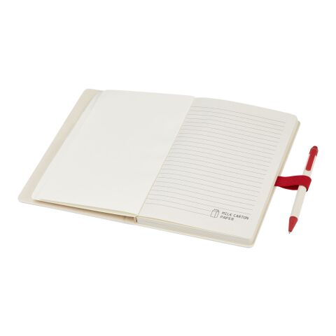 Dairy Dream A5 size reference notebook and ballpoint pen set Red | No Branding | not available | not available