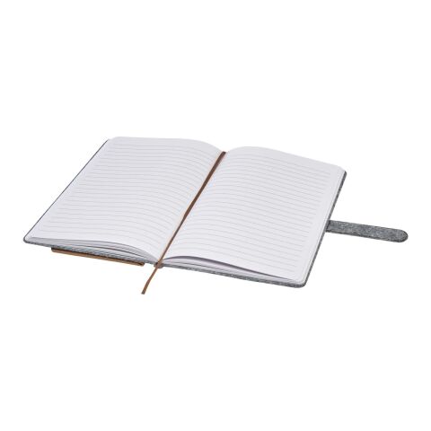 Viviana A5 recycled felt and cork notebook Standard | Natural | No Branding | not available | not available | not available