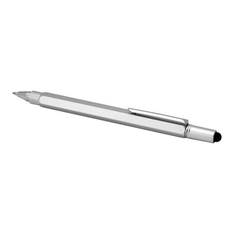 Dora recycled aluminium multifunctional pen Standard | Silver | No Branding | not available | not available