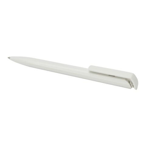 Lucia recycled plastic ballpoint pen Standard | white | No Branding | not available | not available