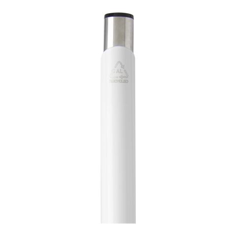 Moneta recycled aluminium ballpoint pen (blue ink) Standard | white | No Branding | not available | not available