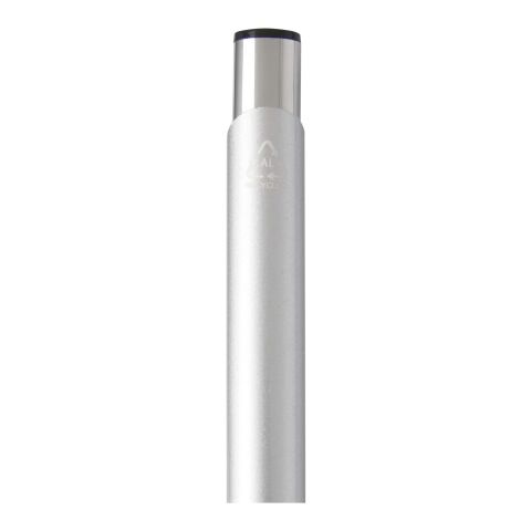 Moneta recycled aluminium ballpoint pen (blue ink) Standard | Silver | not available | No Branding | not available | not available