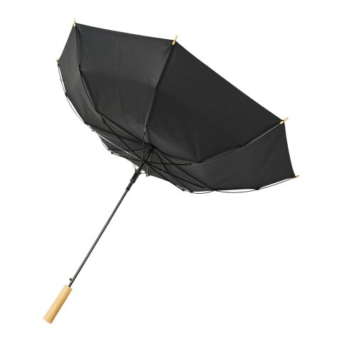Alina 23&quot; auto open recycled PET umbrella Standard | Solid black | No Branding | not available | not available | not available