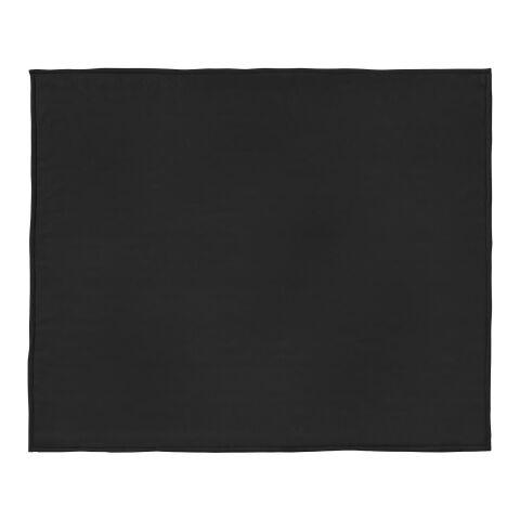 Springwood soft fleece and sherpa plaid blanket Standard | Solid black-Off white | No Branding | not available | not available | not available