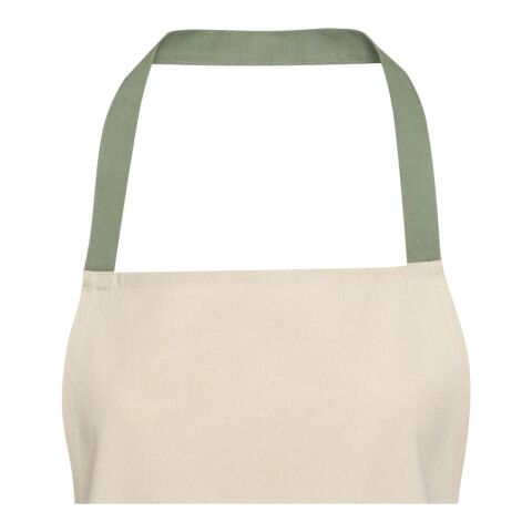 Nia 200 g/m² recycled cotton apron Standard | Heather green | not available | No Branding | not available | not available | not available