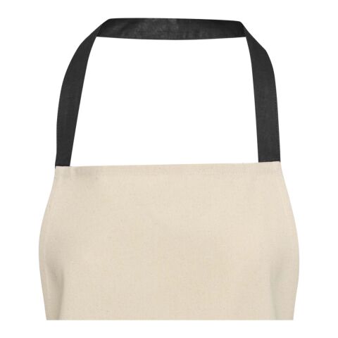 Nia 200 g/m² recycled cotton apron Solid black | not available