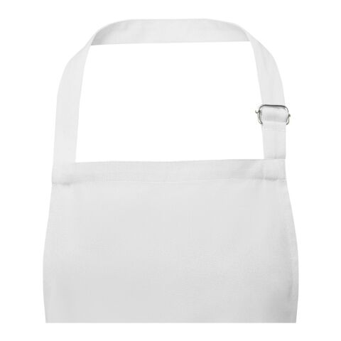 Andrea 240 g/m² apron with adjustable neck strap Standard | White | No Branding | not available | not available | not available