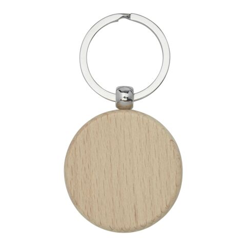 Giovanni Wooden Round Keychain Standard | Natural | No Branding | not available | not available