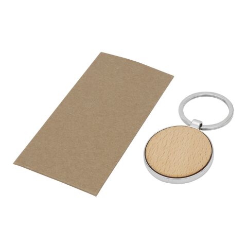Moreno beech wood round keychain Standard | Natural | No Branding | not available | not available