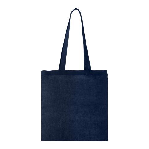 Madras cotton tote bag 7L Standard | Deep blue | No Branding | not available | not available | not available