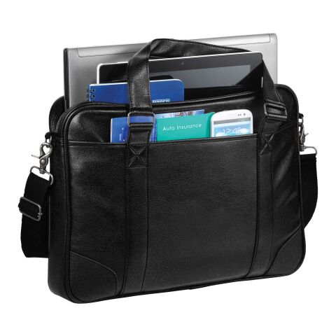 Oxford 15.6&quot; slim laptop briefcase Standard | Solid black | No Branding | not available | not available | not available