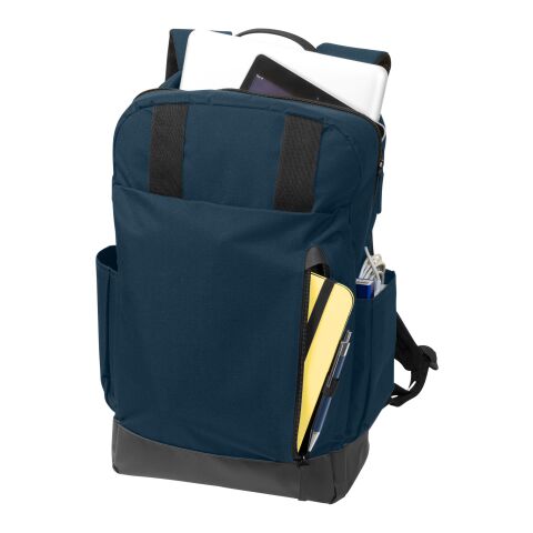 Compu 15.6&quot; laptop backpack Standard | Navy-Solid black | No Branding | not available | not available | not available