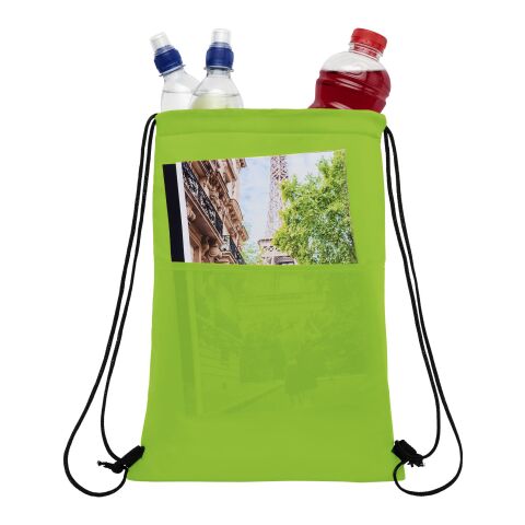Oriole 12-can drawstring cooler bag Lime | not available
