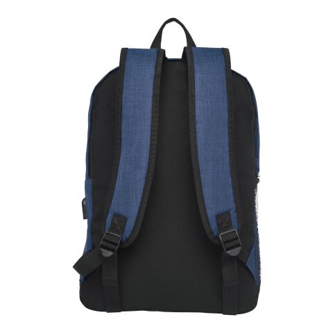 Hoss 15.6" business laptop backpack Standard | Navy | not available | No Branding | not available | not available | not available