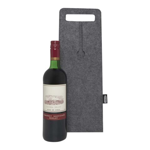 Felta 75 cl GRS recycled felt wine bag Standard | Grey | No Branding | not available | not available | not available