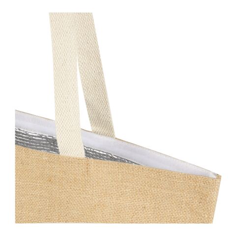 Juta 300 g/m² jute cooler tote bag 12L Standard | Natural-White | Not applicable | No Branding | not available | not available