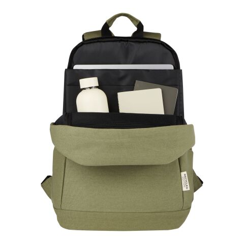 Joey 15.6&quot; GRS recycled canvas anti-theft laptop backpack 18L Standard | Olive | Not applicable | No Branding | not available | not available | not available