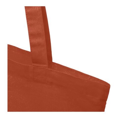 Madras recycled cotton tote bag 140 g/m² Brick | not available