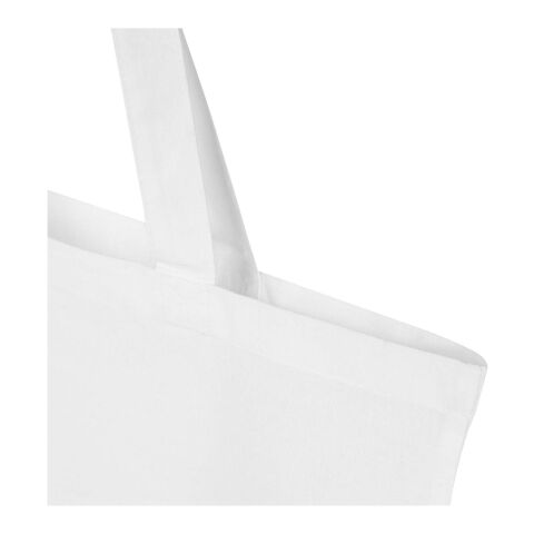 Madras Blend 140 g/m² GRS recycled cotton tote bag 7L Standard | White | not available | No Branding | not available | not available | not available