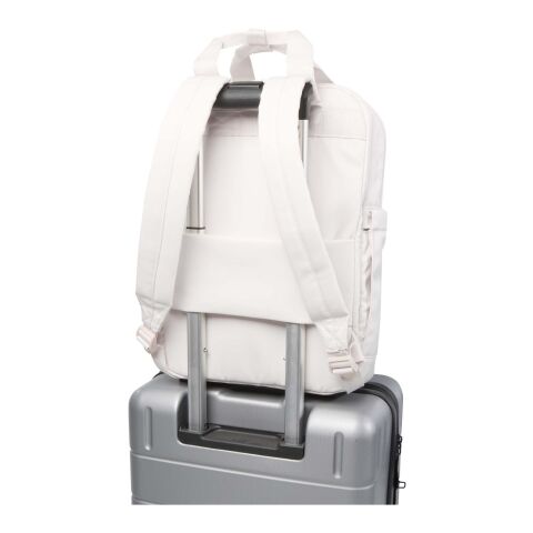 Trip 14” Aware™ recycled travel laptop backpack 9L Standard | Ivory white | No Branding | not available | not available | not available
