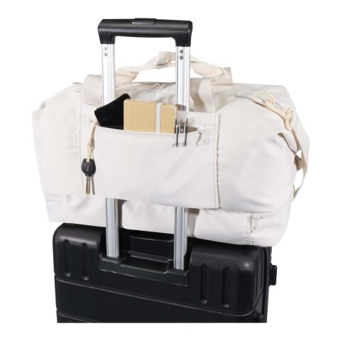 Trip Aware™ recycled travel duffel bag 42L Standard | Ivory white | No Branding | not available | not available | not available