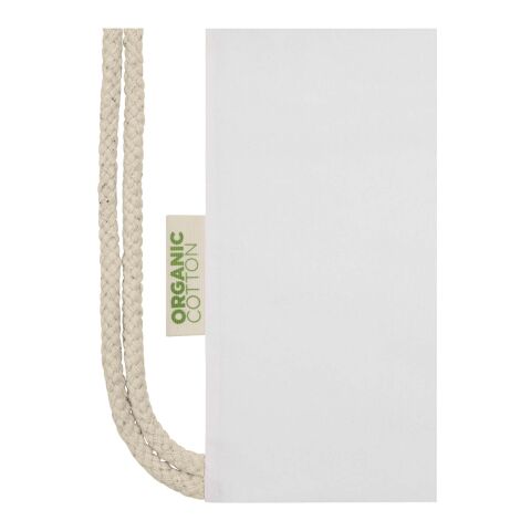 Odisha 140 g/m² OCS organic drawstring bag 5L  Standard | White | No Branding | not available | not available | not available