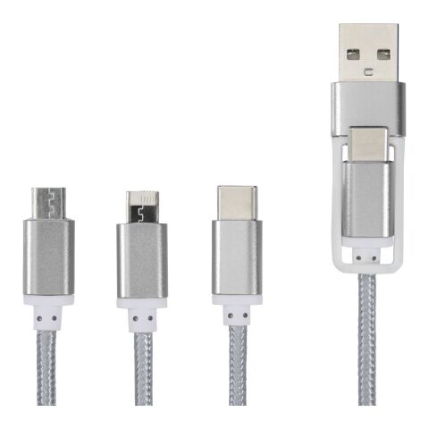 Versatile 5-in-1 charging cable Standard | Silver | No Branding | not available | not available