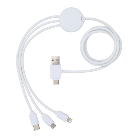 Pure 5-in-1 charging cable with antibacterial additive Standard | White | No Branding | not available | not available