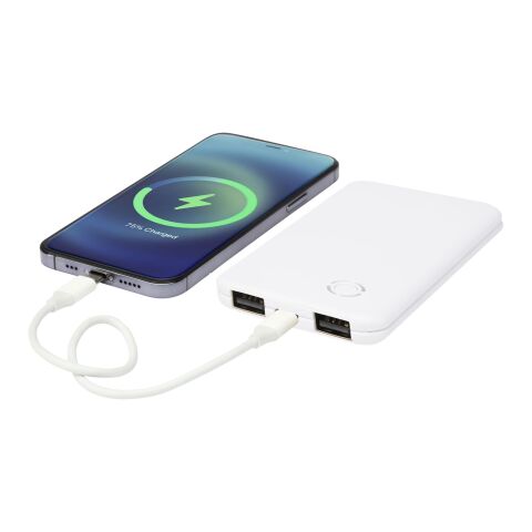 Slender 4000 mAh slim dual power bank Standard | White | No Branding | not available | not available