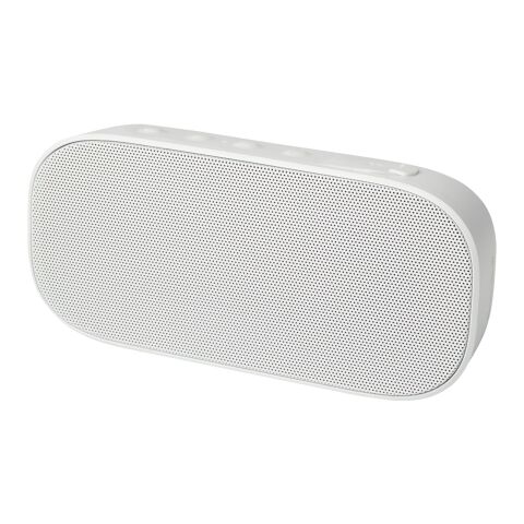 Stark 2.0 5W recycled plastic IPX5 Bluetooth® speaker Standard | White | No Branding | not available | not available